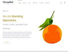 Tablet Screenshot of orangereel.co.uk